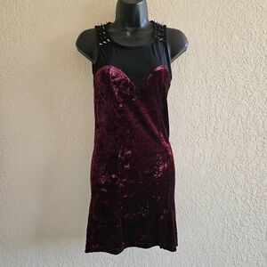 Millau Velvet Studded Dress